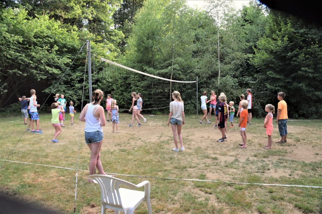 volleyen regelmatig spontaan op activiteitenbord